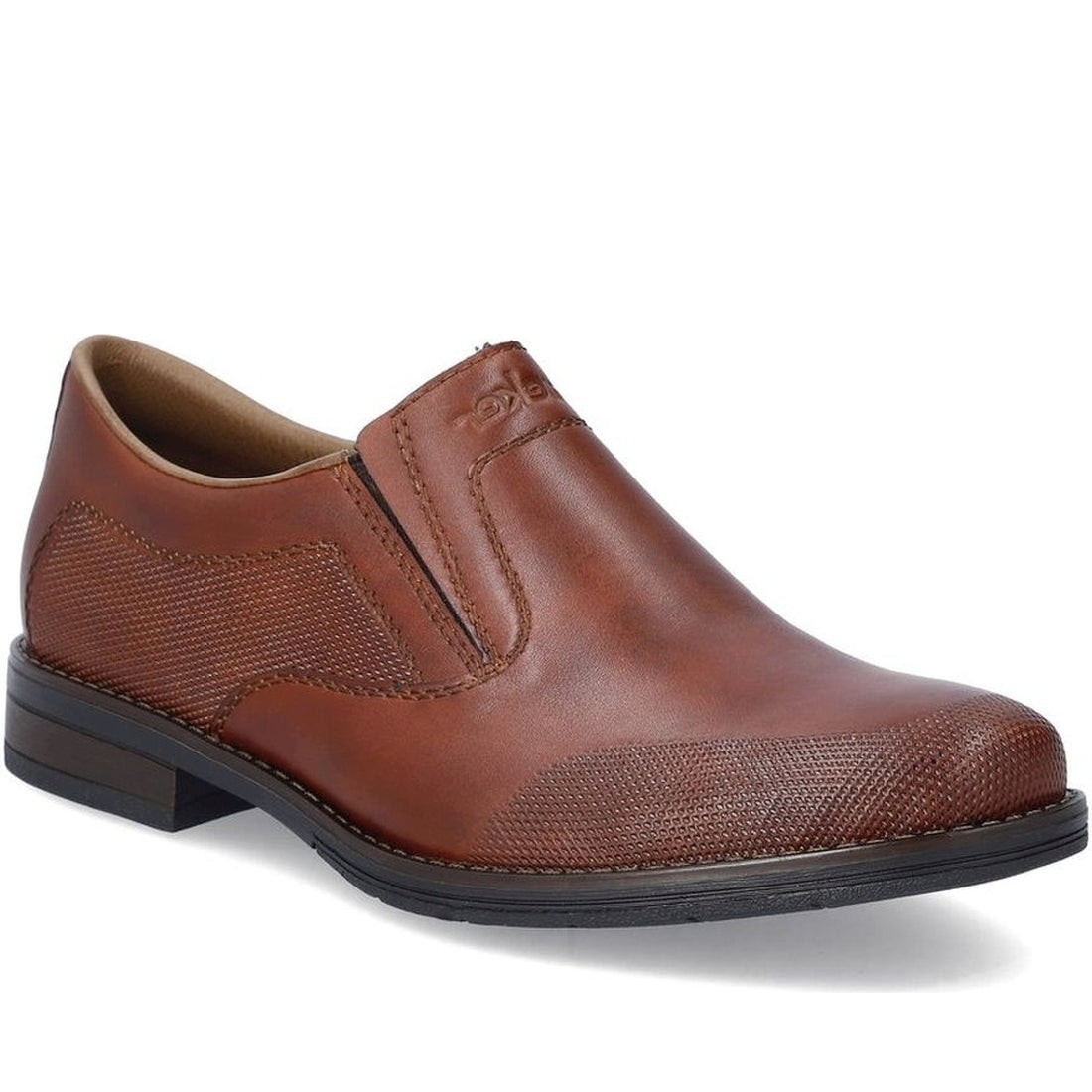 Rieker mens brown classic closed formal | Vilbury London