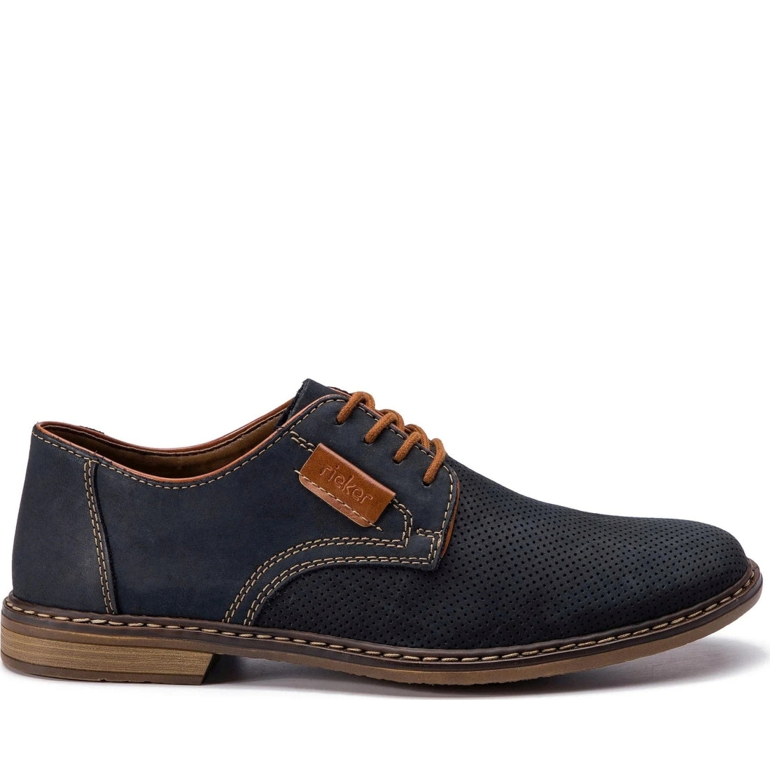 Rieker mens blue classic closed formal | Vilbury London