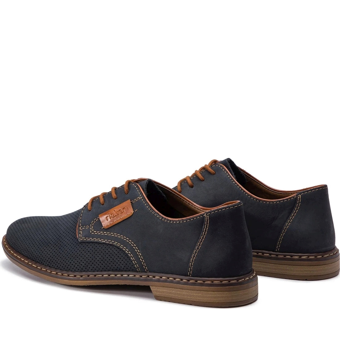 Rieker mens blue classic closed formal | Vilbury London