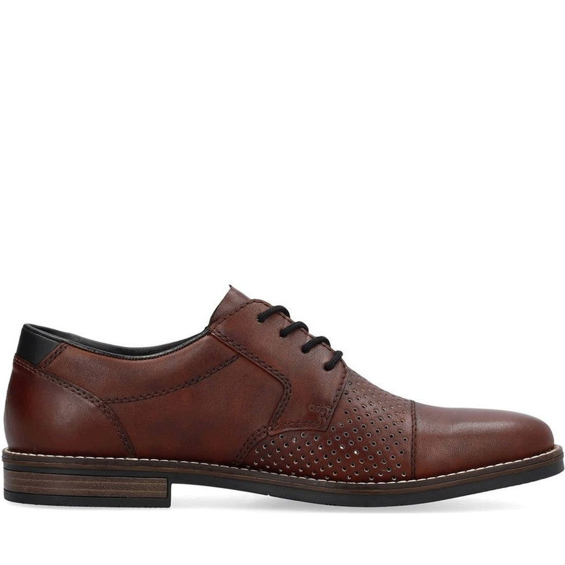 Rieker mens brown classic closed formal | Vilbury London