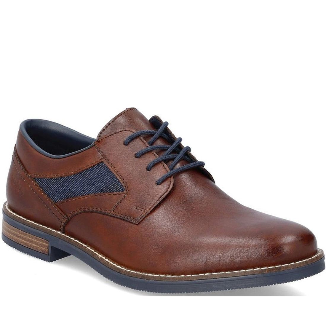 Rieker mens brown classic closed formal | Vilbury London