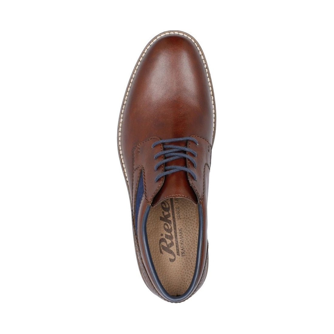 Rieker mens brown classic closed formal | Vilbury London