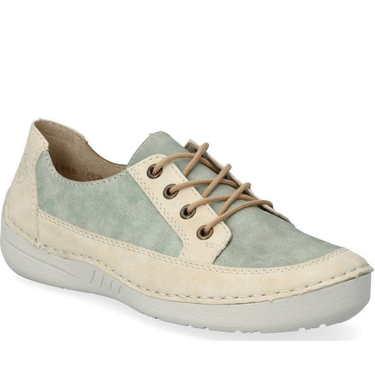 Rieker womens green leisure trainers | Vilbury London