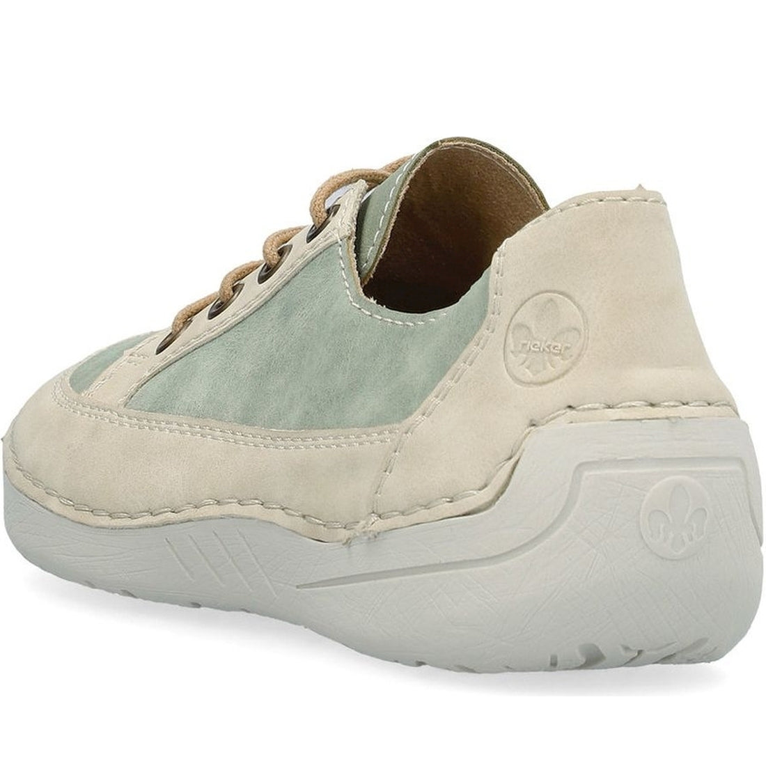 Rieker womens green leisure trainers | Vilbury London