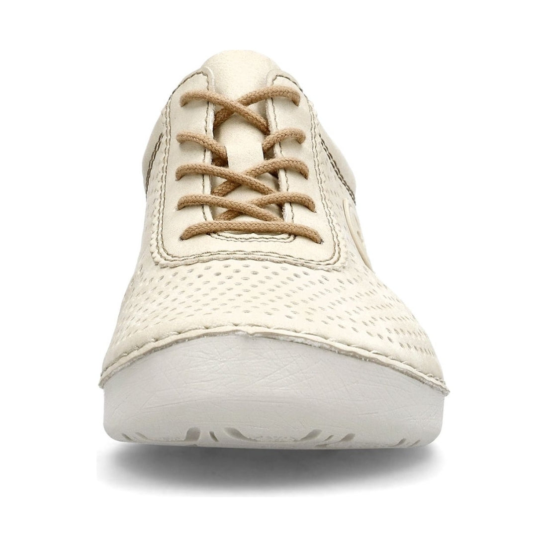 Rieker womens beige leisure trainers | Vilbury London