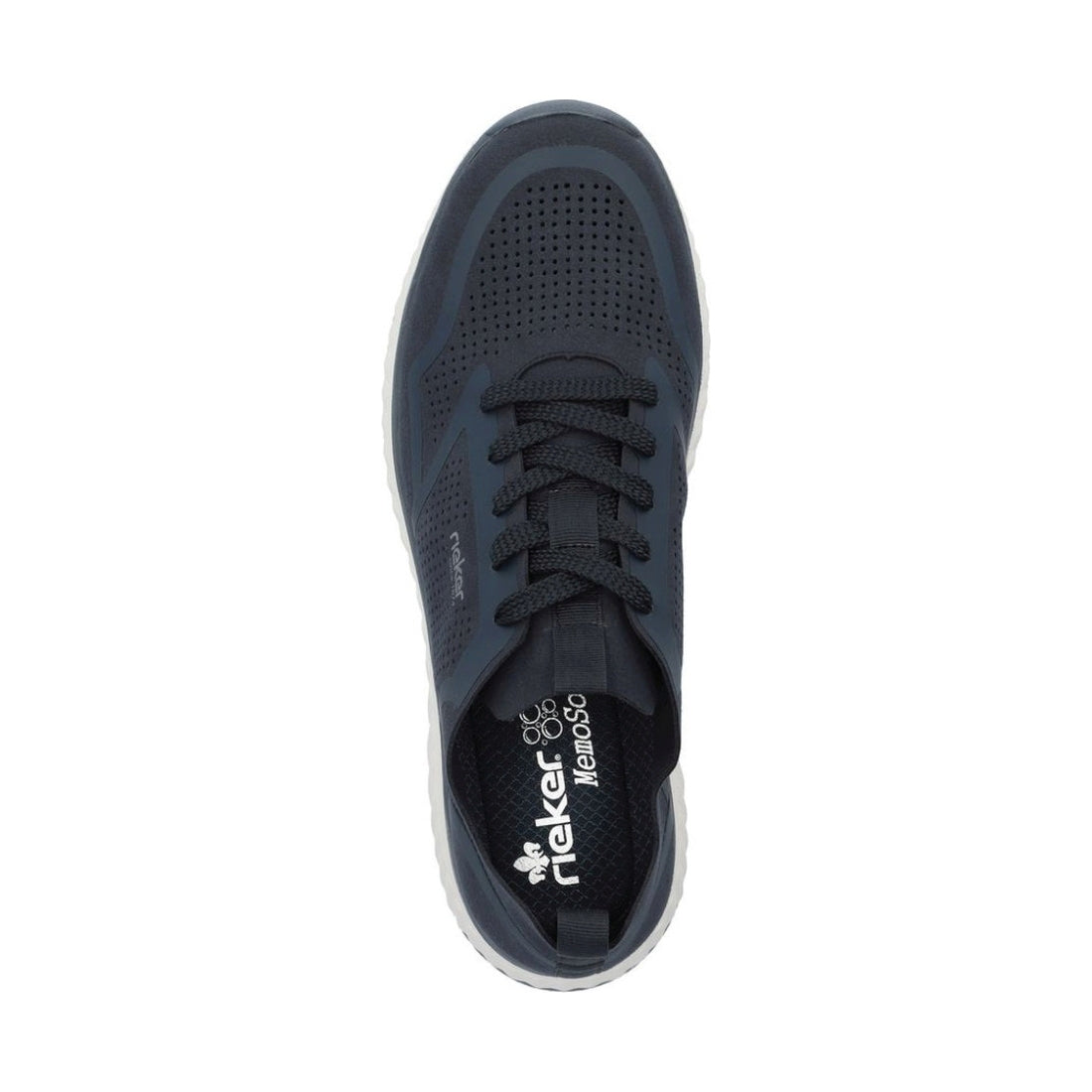 Rieker mens blue leisure trainers | Vilbury London