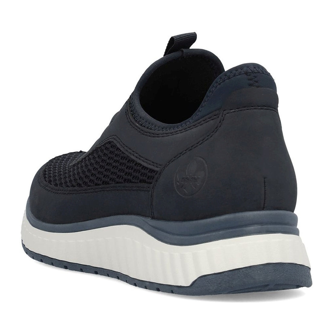 Rieker mens blue leisure trainers | Vilbury London