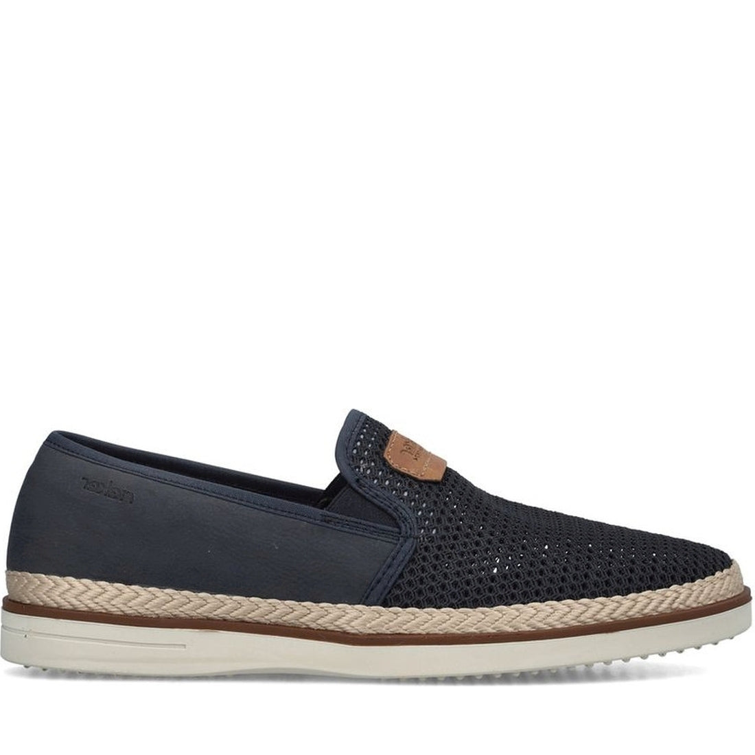 Rieker mens blue leisure trainers | Vilbury London