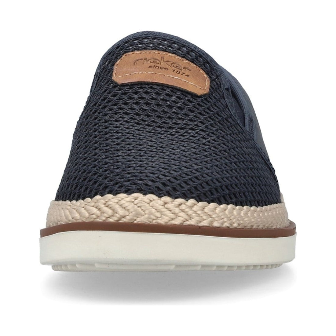 Rieker mens blue leisure trainers | Vilbury London