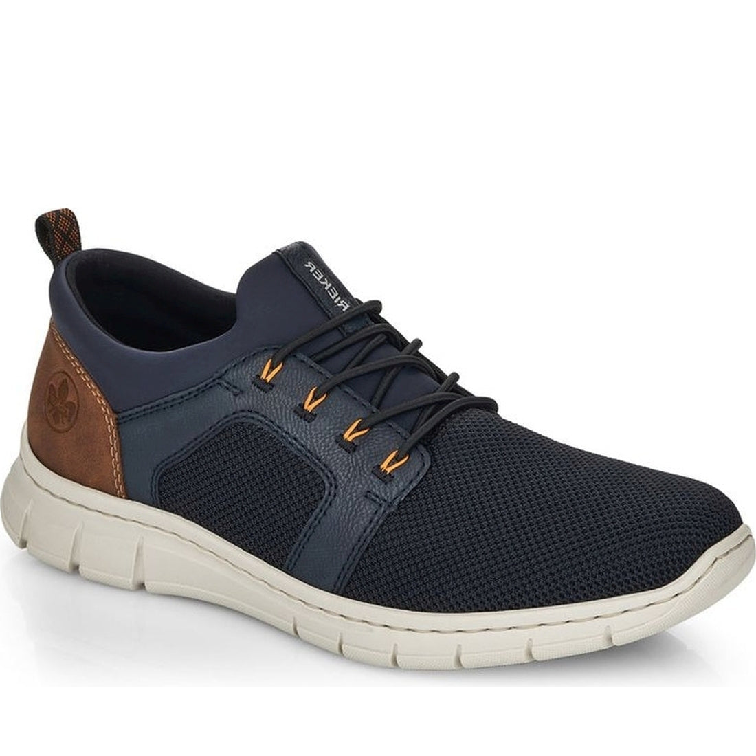Rieker mens blue leisure trainers | Vilbury London