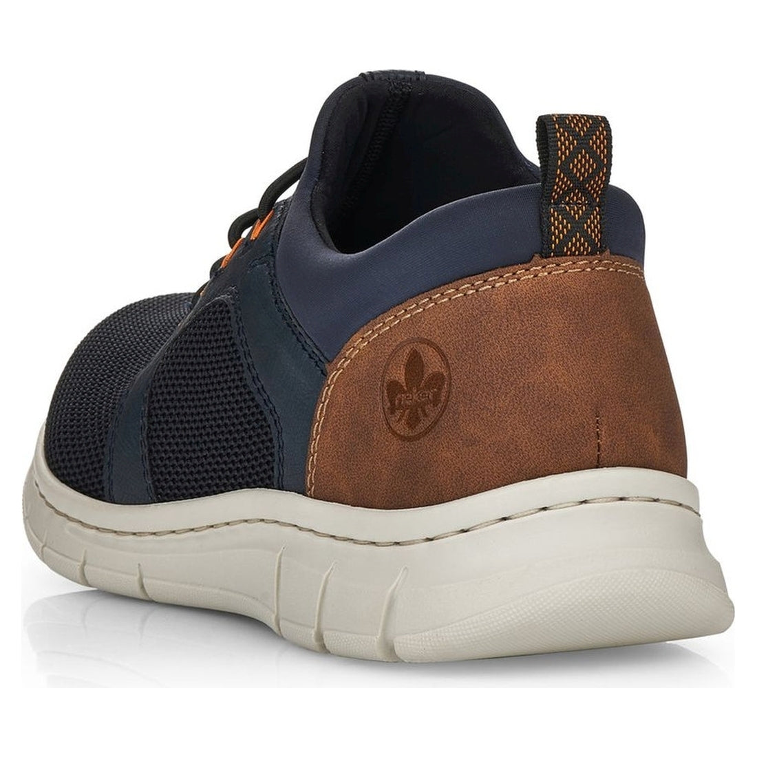 Rieker mens blue leisure trainers | Vilbury London