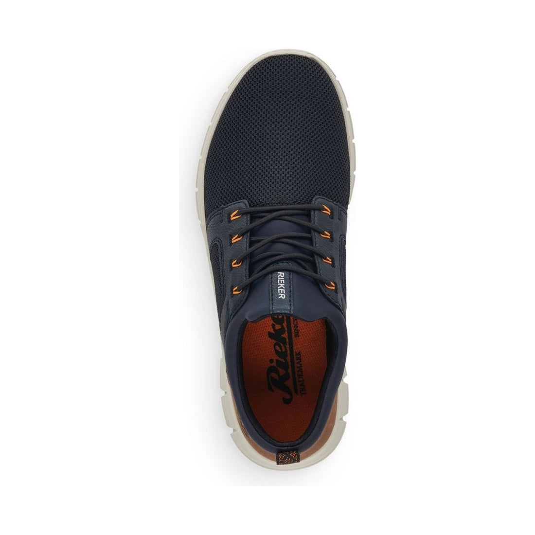 Rieker mens blue leisure trainers | Vilbury London