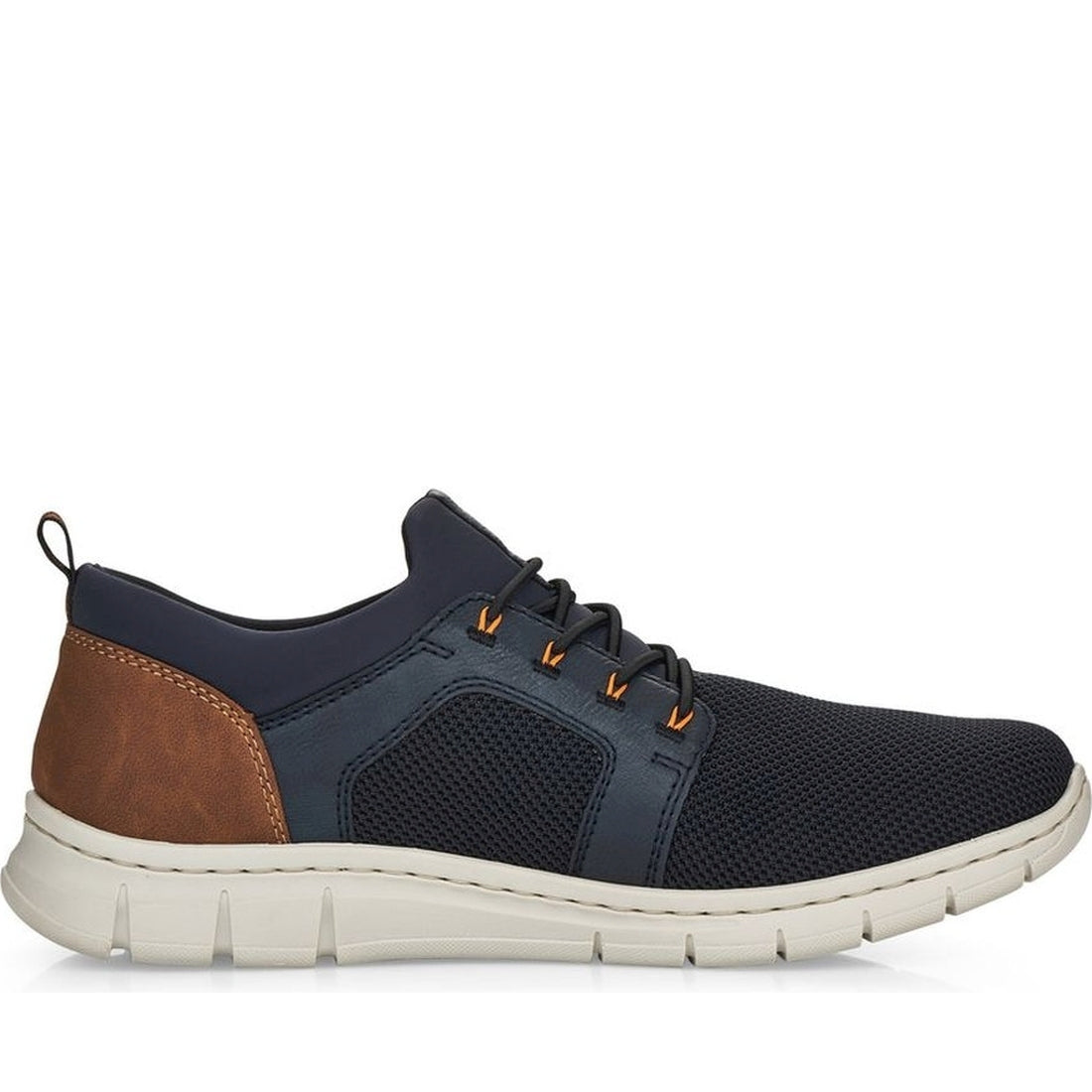 Rieker mens blue leisure trainers | Vilbury London