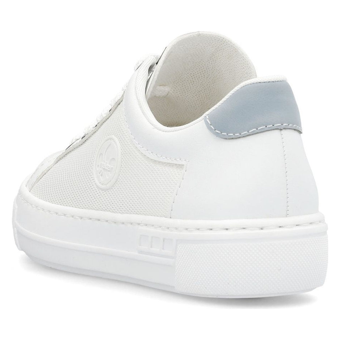 Rieker womens white leisure trainers | Vilbury London