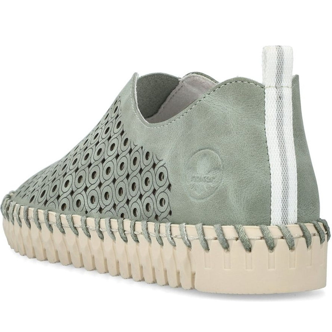 Rieker womens green leisure trainers | Vilbury London