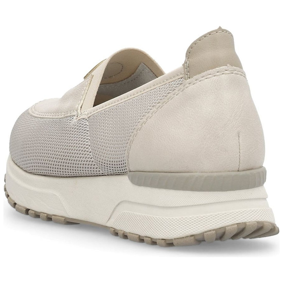 Rieker womens beige leisure trainers | Vilbury London