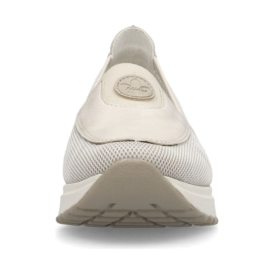 Rieker womens beige leisure trainers | Vilbury London