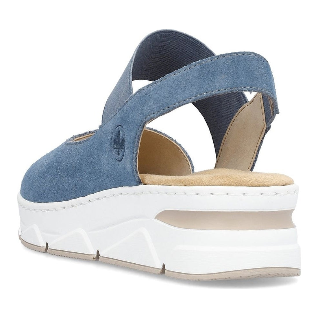 Rieker womens blue casual open sandals | Vilbury London