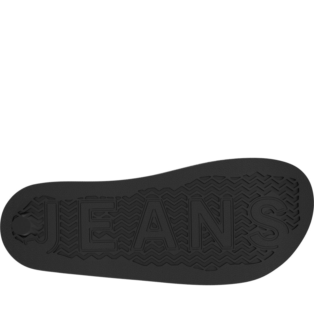 Tommy Jeans mens black casual open pool slide | Vilbury London