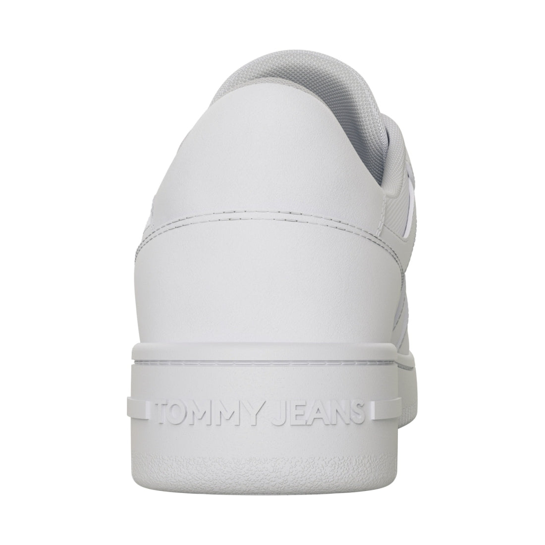 Tommy Jeans womens white retro basket trainers | Vilbury London