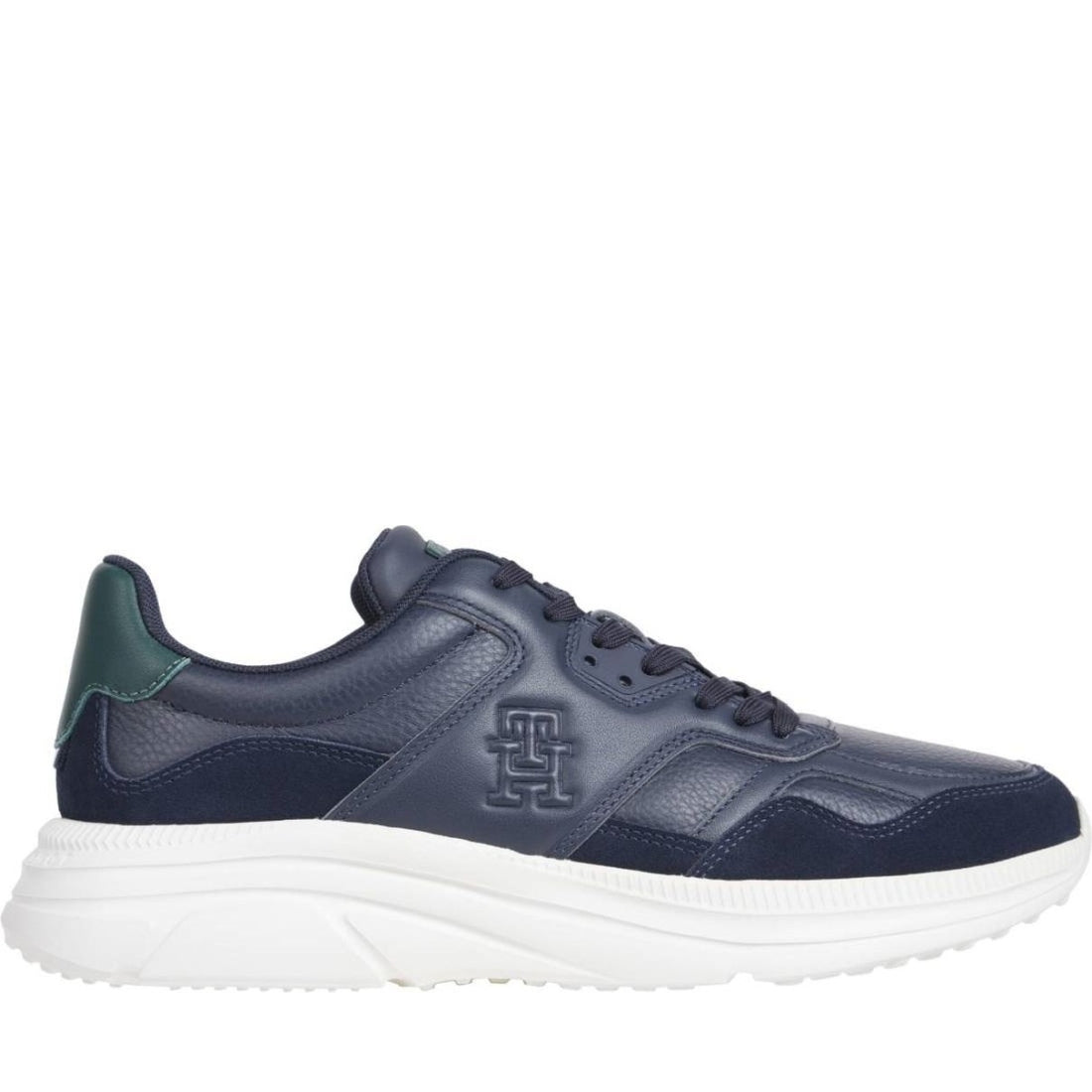 Tommy Hilfiger mens desert sky modern best mix leisure trainers | Vilbury London