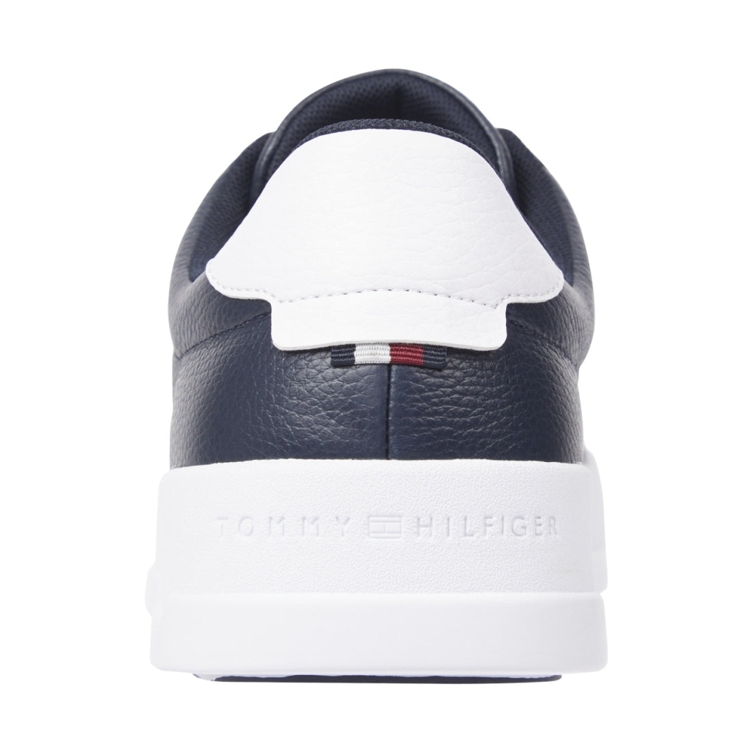 Tommy Hilfiger mens desert sky court better tumbled leisure trainers | Vilbury London