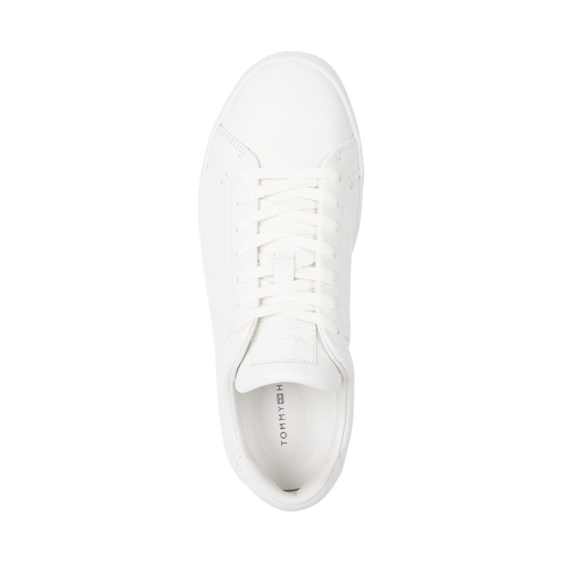 Tommy Hilfiger mens ecru court premium best leisure trainers | Vilbury London