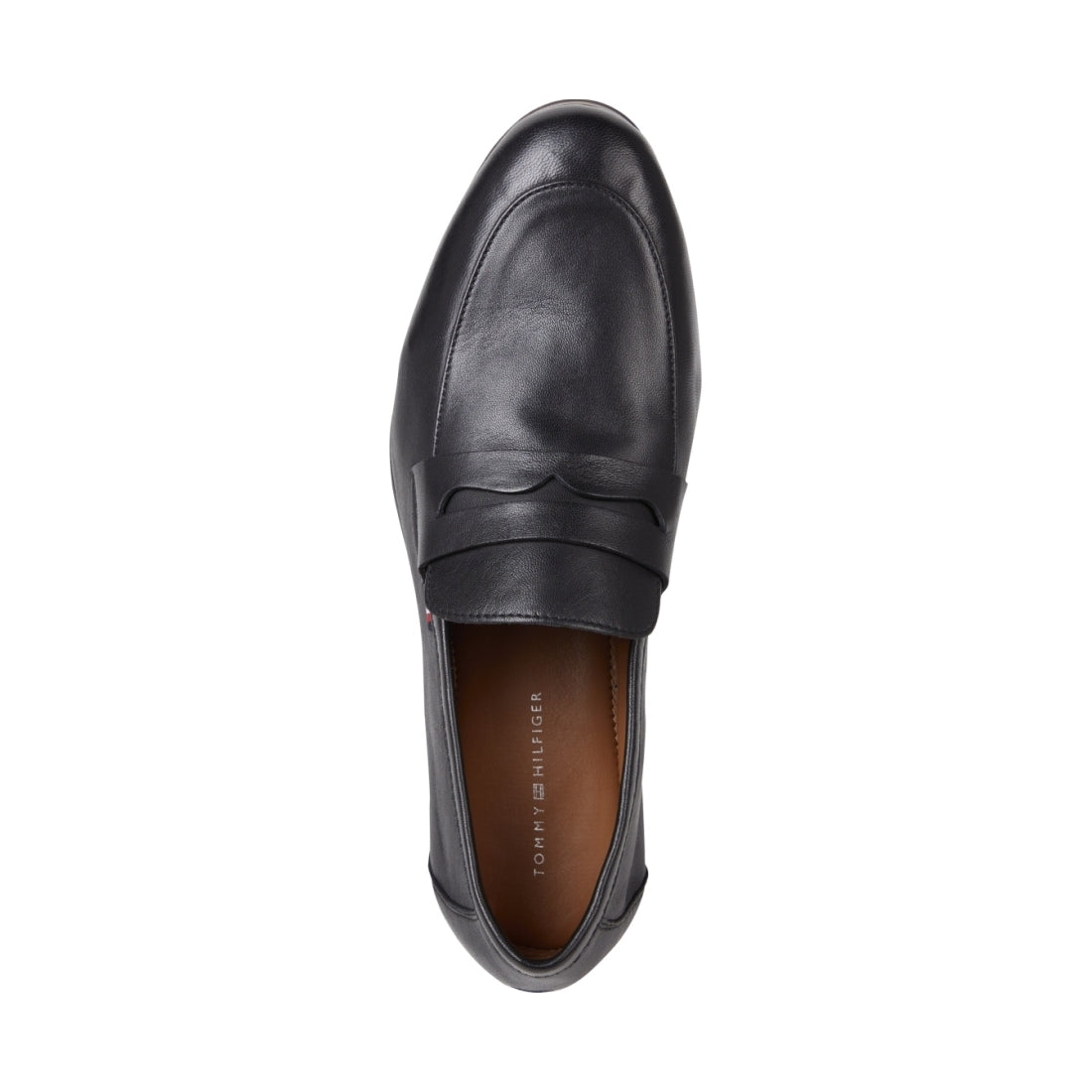 Tommy Hilfiger mens black casual light flexible loafer | Vilbury London