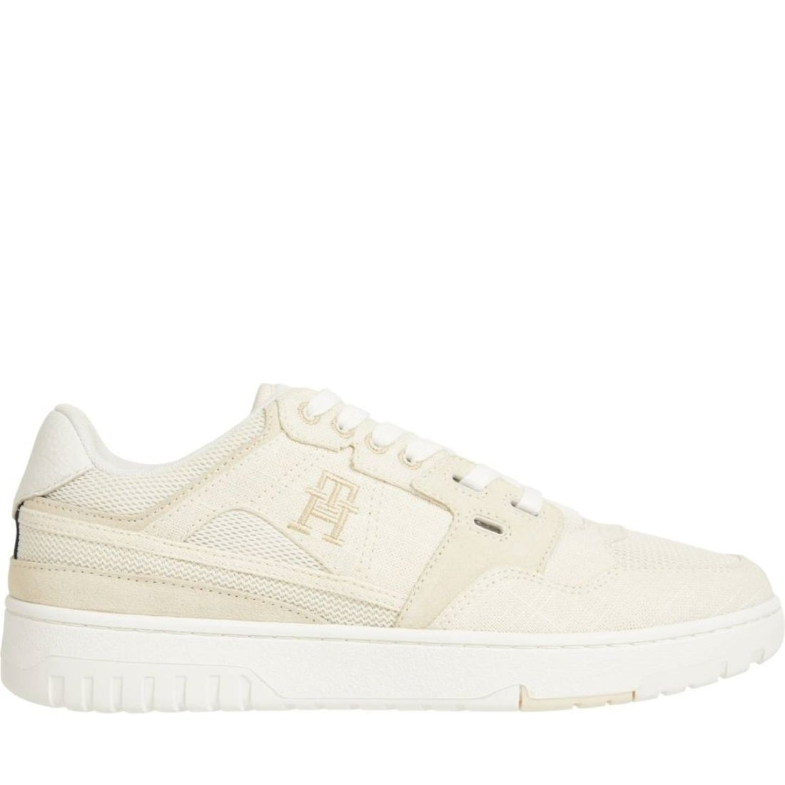 Tommy Hilfiger mens calico basket street summer trainers | Vilbury London