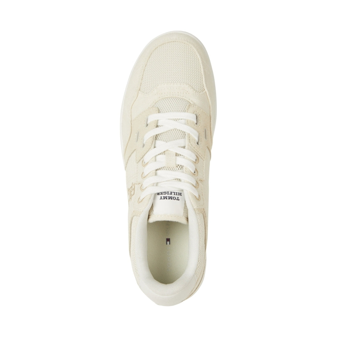 Tommy Hilfiger mens calico basket street summer trainers | Vilbury London