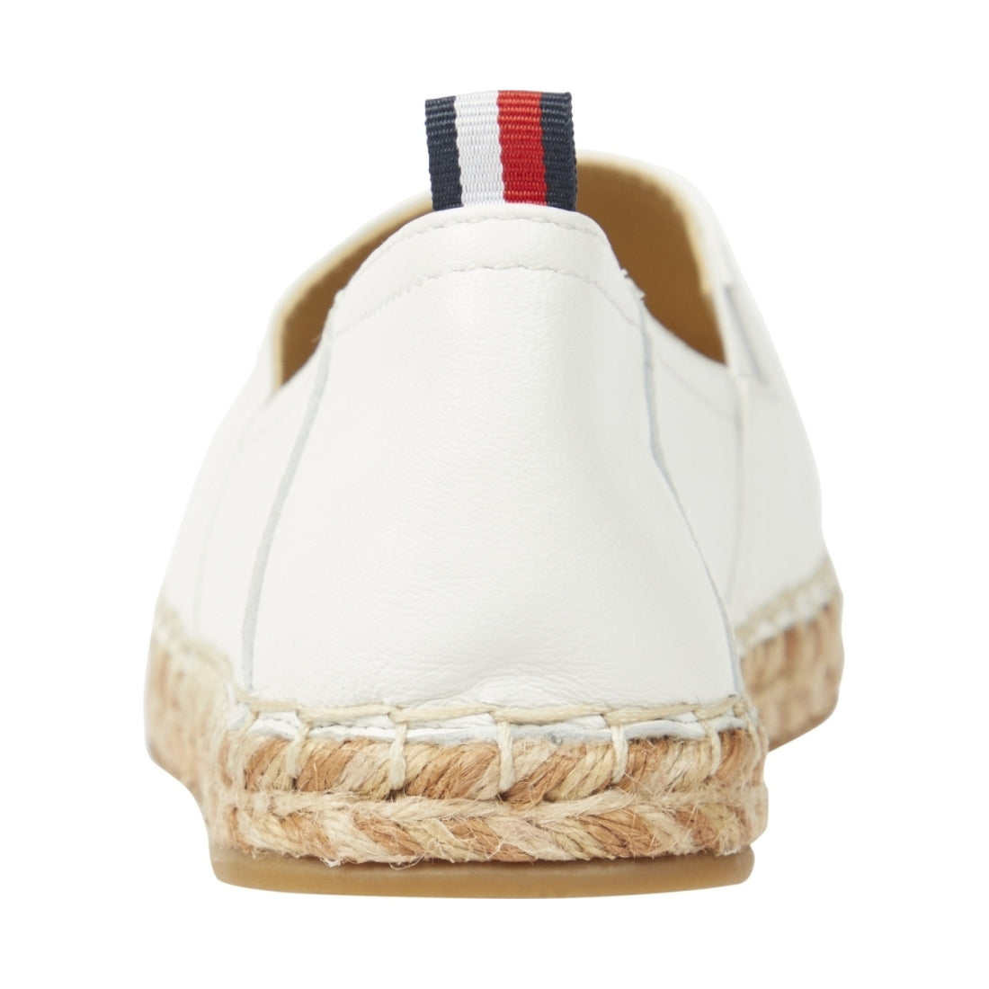 Tommy Hilfiger womens ecru flat espadrille | Vilbury London