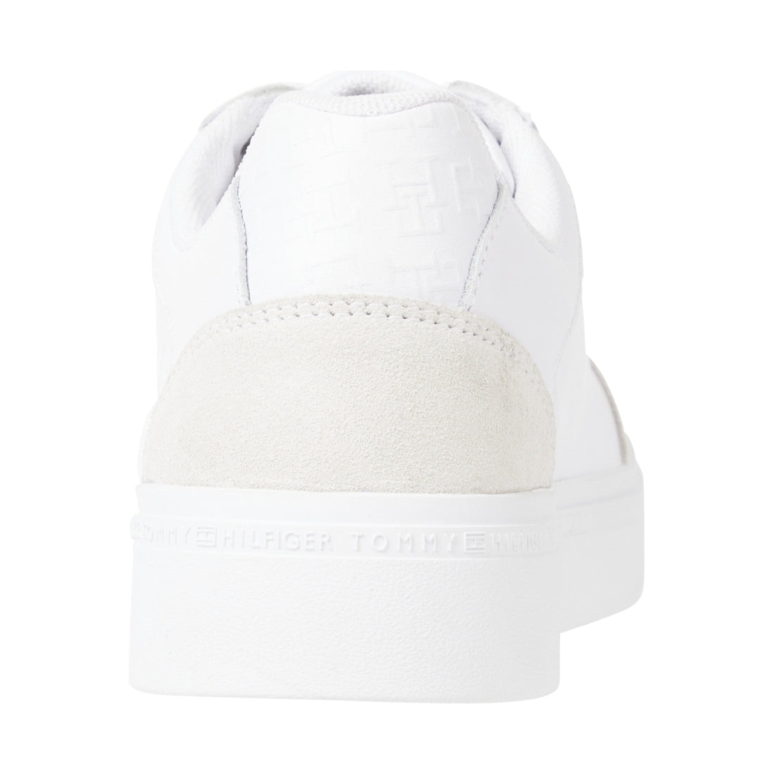 Tommy Hilfiger womens white court sneaker | Vilbury London