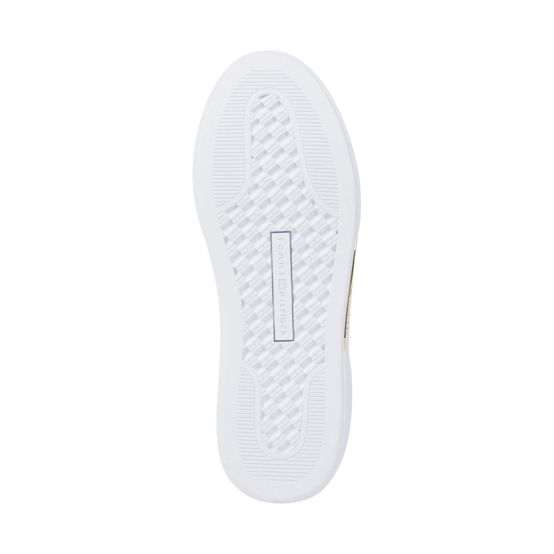 Tommy Hilfiger womens white chic court sneaker | Vilbury London