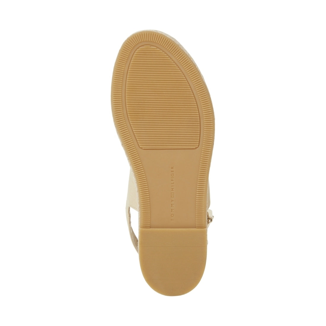 Tommy Hilfiger womens harvest wheat mid wedge sandal | Vilbury London