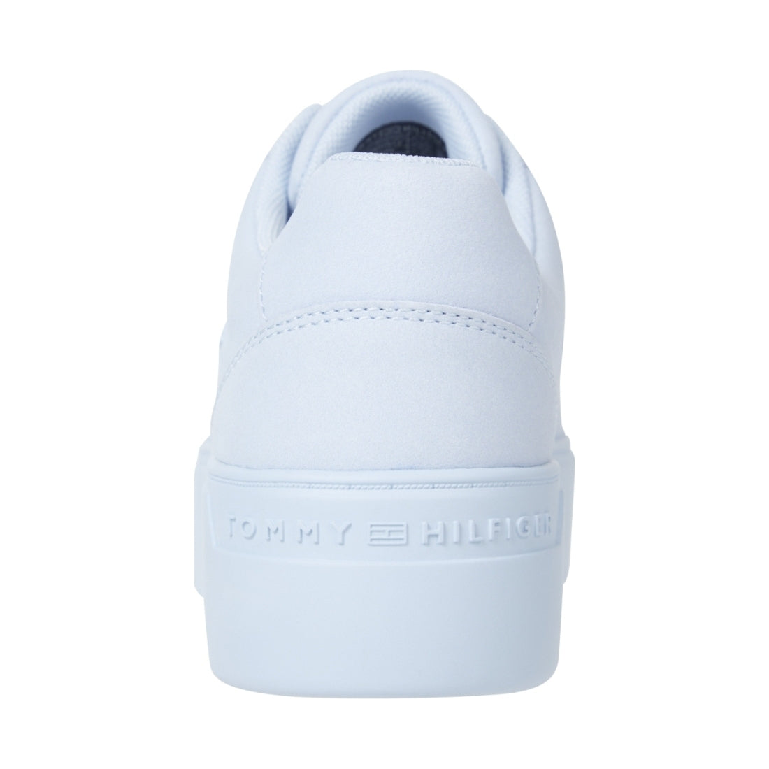 Tommy Hilfiger womens breezy blue platform court sneaker | Vilbury London