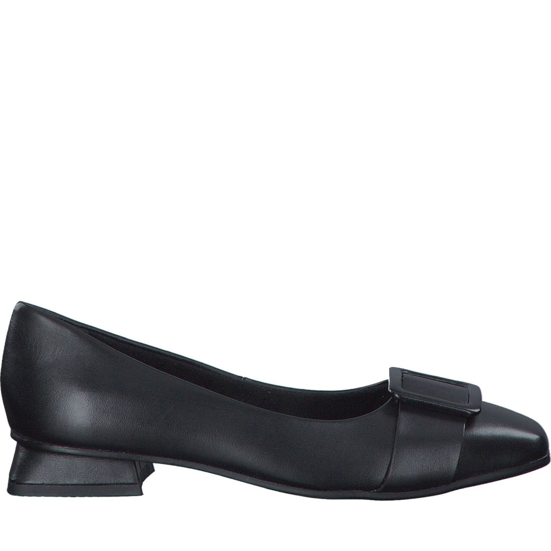 Marco Tozzi womens black mimola formal shoes | Vilbury London