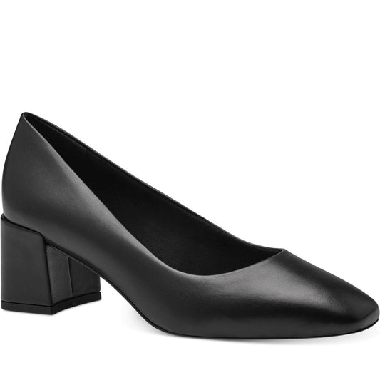 Marco Tozzi womens black bitto formal shoes | Vilbury London