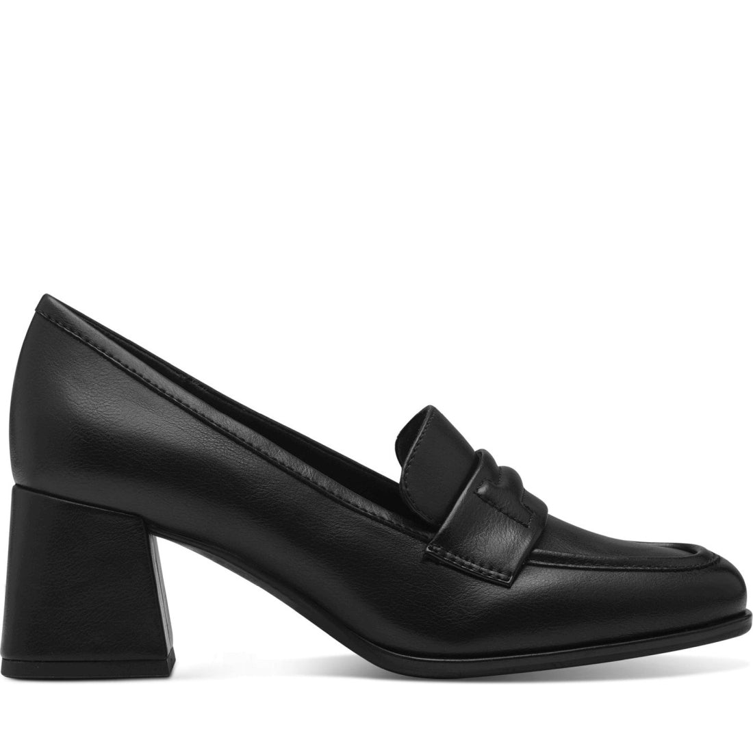 Marco Tozzi womens black cancio formal shoes | Vilbury London