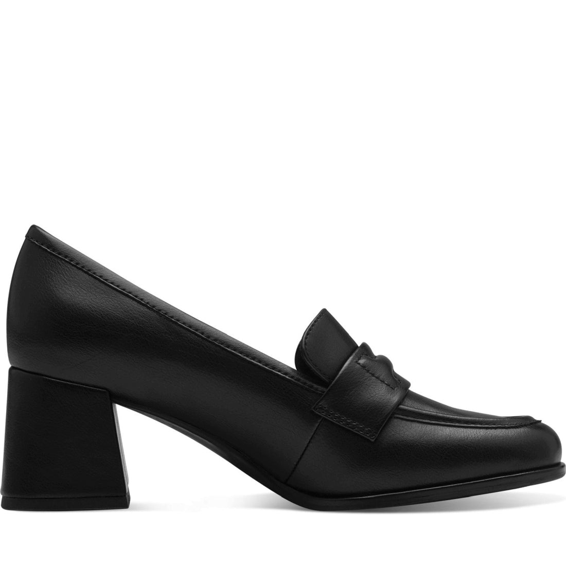 Marco Tozzi womens black cancio formal shoes | Vilbury London