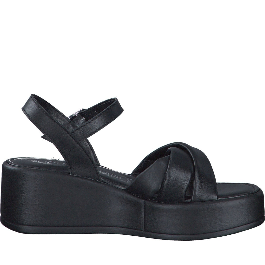 Marco Tozzi womens black adorah sandals | Vilbury London