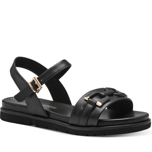 Marco Tozzi womens black woni sandals | Vilbury London