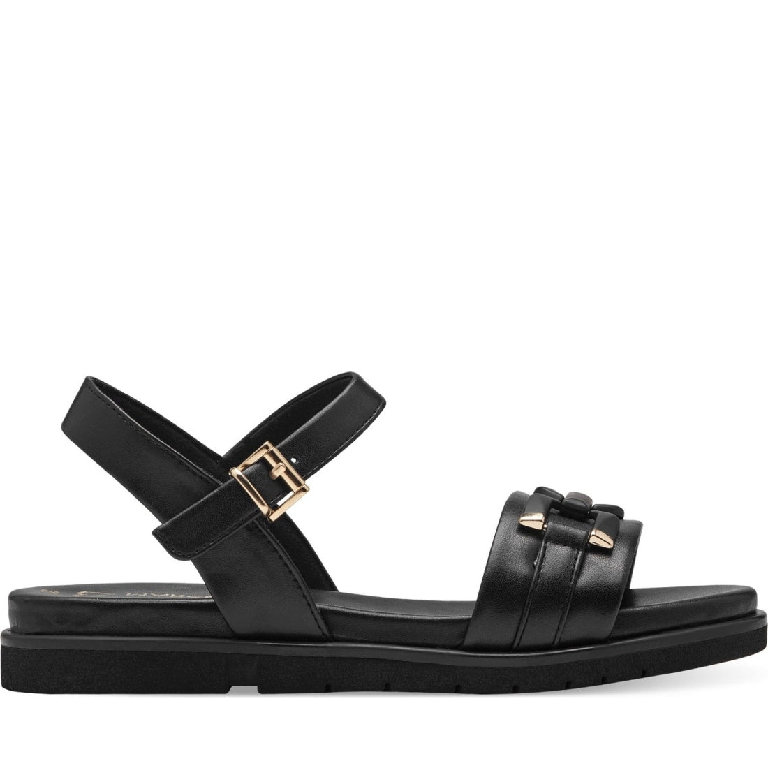 Marco Tozzi womens black woni sandals | Vilbury London