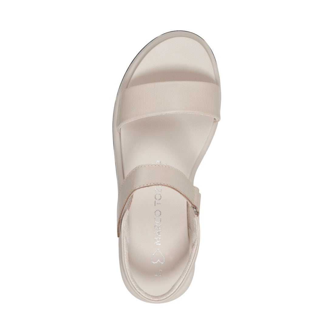 Marco Tozzi womens cream listi sandals | Vilbury London