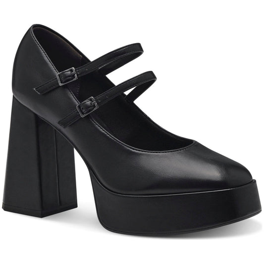 Tamaris womens black matt elegant closed pumps | Vilbury London