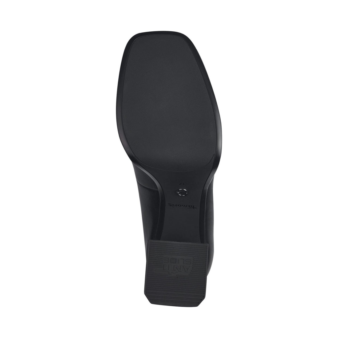 Tamaris womens black matt elegant closed pumps | Vilbury London