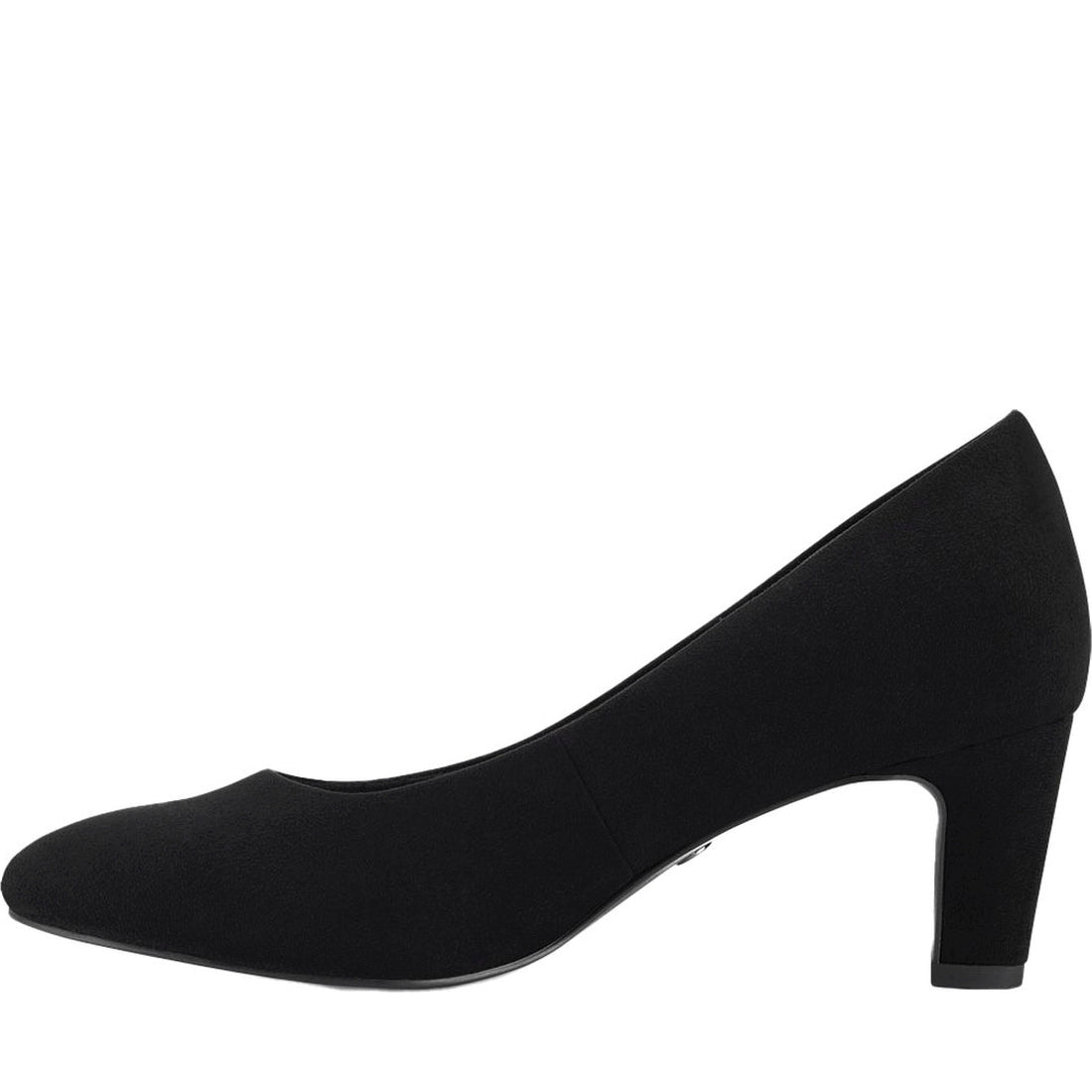 Tamaris womens black classic closed pumps | Vilbury London