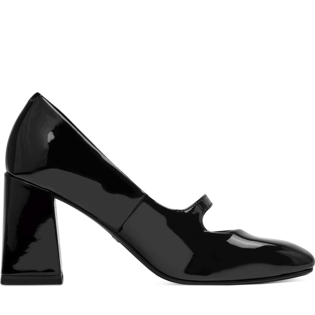 Tamaris womens black elegant closed pumps | Vilbury London