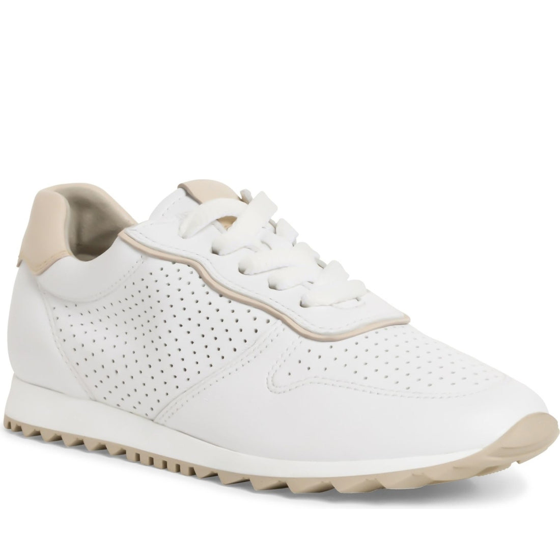 Tamaris womens white leisure trainers | Vilbury London