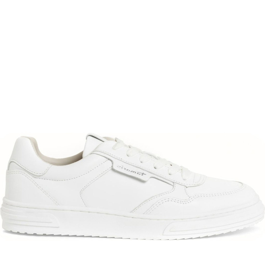 Tamaris womens white leisure trainers | Vilbury London