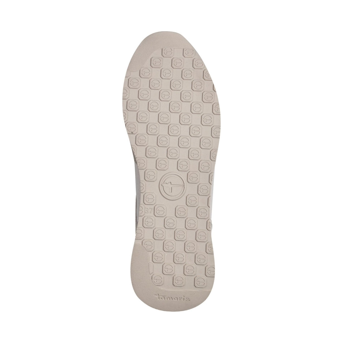 Tamaris womens ivory leisure trainers | Vilbury London